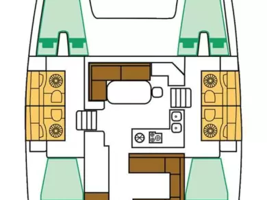 Yacht charter Trogir  billig Lagoon 400 S2