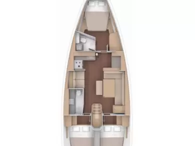 Yacht charter Marmaris billig Dufour 430