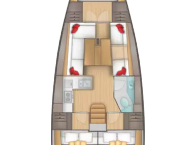 Salona Salona 380 charter bareboat eller skeppad i Kaštela