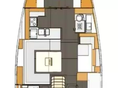 Hyra Segelbåt  med eller utan skeppare Elan Biograd Na Moru 