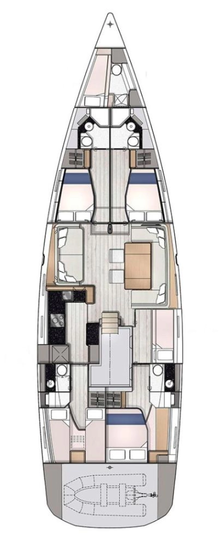 Yacht charter Lavrio billig Jeanneau 65