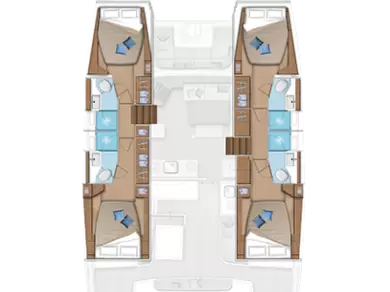 Yacht charter Lefkáda billig Lagoon 46