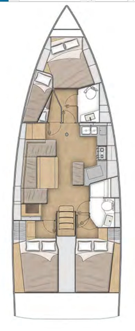 Uthyrning Segelbåt  i Lavrio - Bénéteau Oceanis 40.1