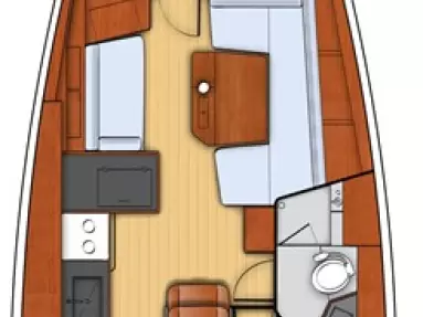 Yacht charter Lefkáda billig Oceanis 41.1