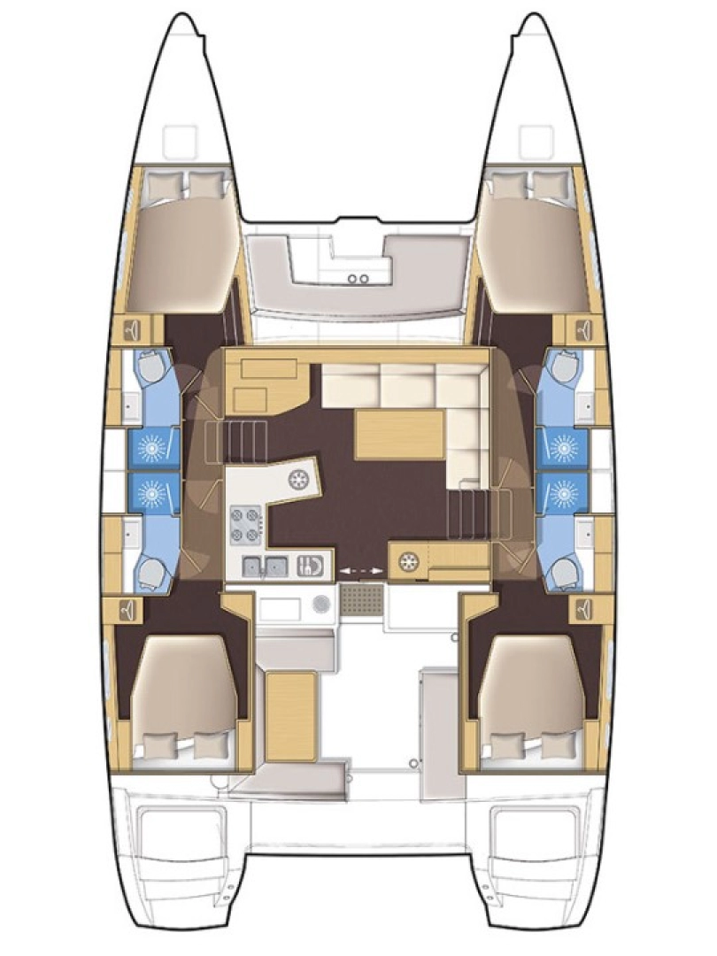 Yacht charter Primošten  billig Lagoon 450 F