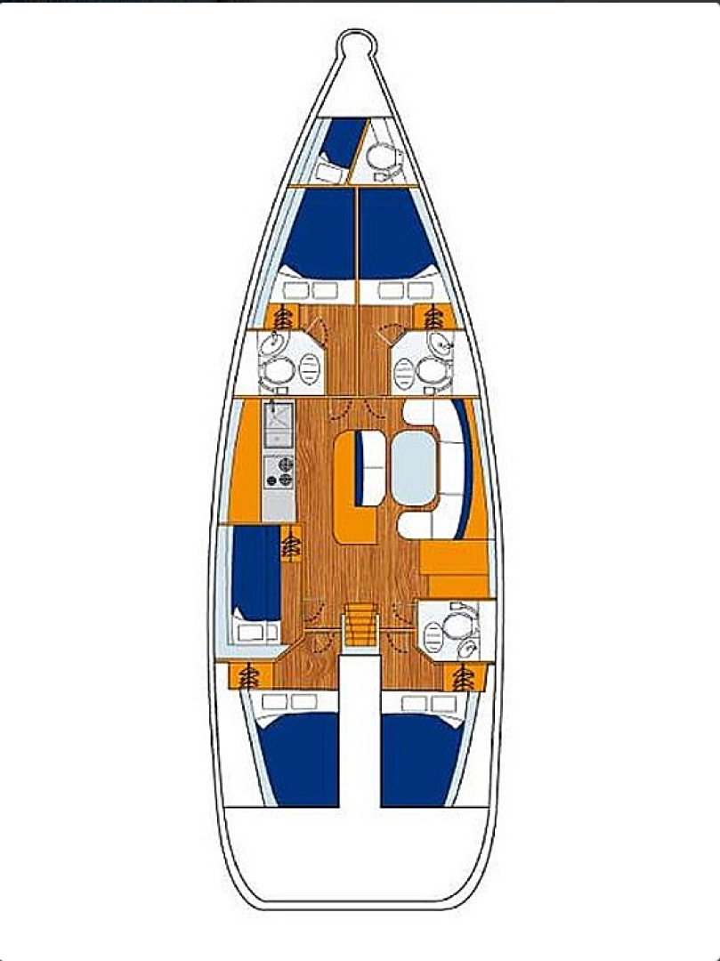 Bénéteau Cyclades 50.5 charter bareboat eller skeppad i Piraeus