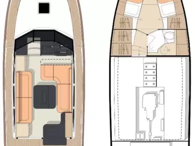 Uthyrning Lyx yacht Greenline Yachts med en båtlicens 