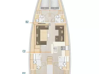 Uthyrning Kaštela - Hanse Hanse 588 av Samboat 