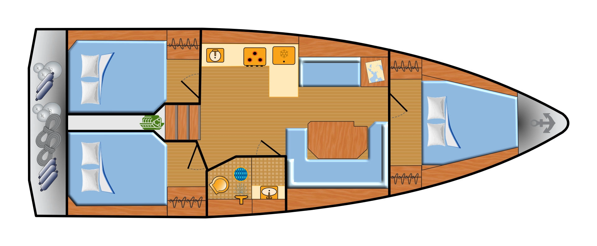 Yacht charter Palma de Mallorca billig Bavaria C38