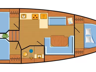 Yacht charter Palma de Mallorca billig Bavaria C38