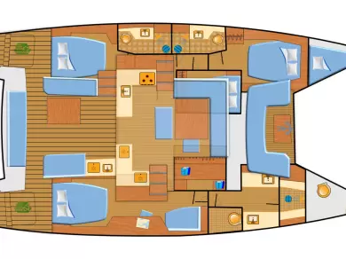 Lagoon Lagoon 51 charter bareboat eller skeppad i Can Pastilla