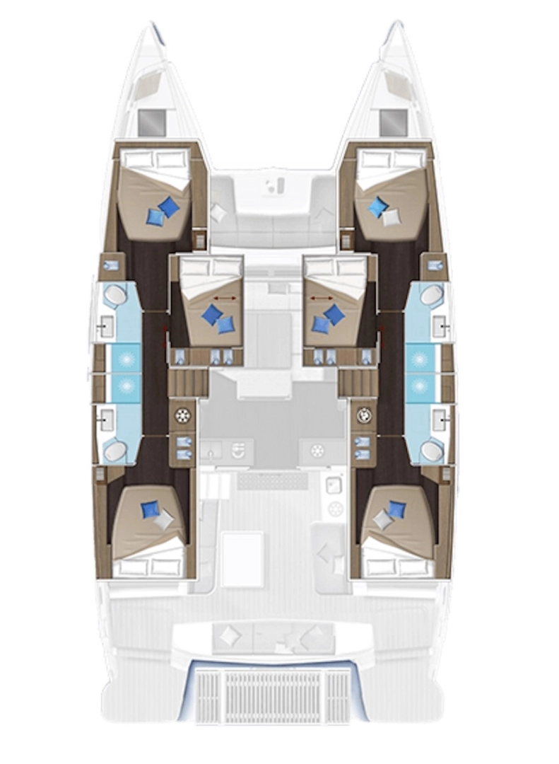 Uthyrning Katamaran  Lagoon med en båtlicens 