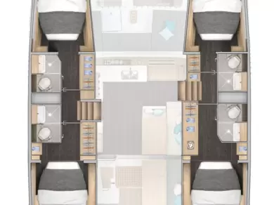 Katamaran  för uthyrning Donji Seget till det bästa priset 