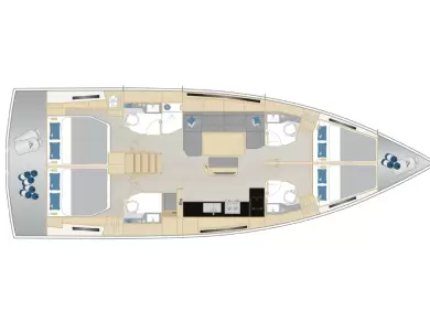 Yacht charter Pirovac billig Hanse 460