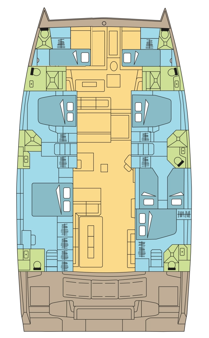 Yacht charter Palma de Mallorca billig Bali 5.4