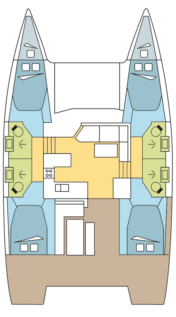 Uthyrning Bas du Fort - Fountaine Pajot Astrea 42 av Samboat 