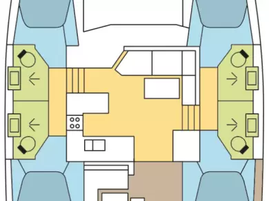 Uthyrning Bas du Fort - Fountaine Pajot Astrea 42 av Samboat 