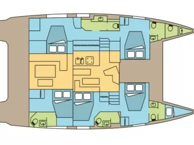 Uthyrning Katamaran  i Pozzuoli - Fountaine Pajot Fountaine Pajot Aura 51 SMART ELECTRIC - 5 cab.