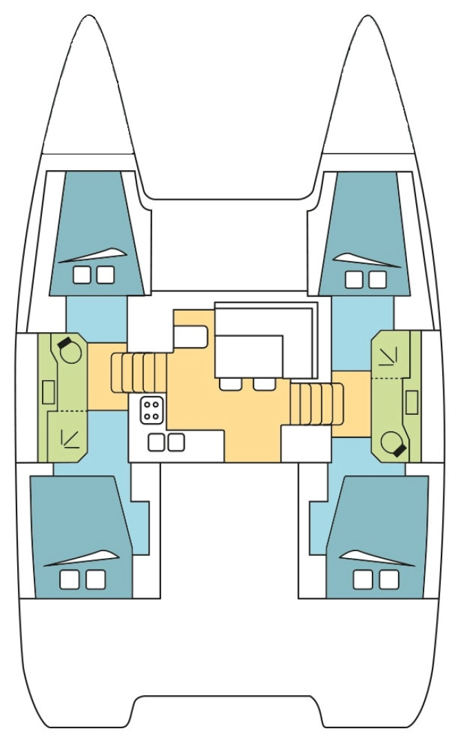 Lagoon Lagoon 40 charter bareboat eller skeppad i Airlie Beach