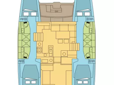 Lagoon Lagoon 450 charter bareboat eller skeppad i Saint George's