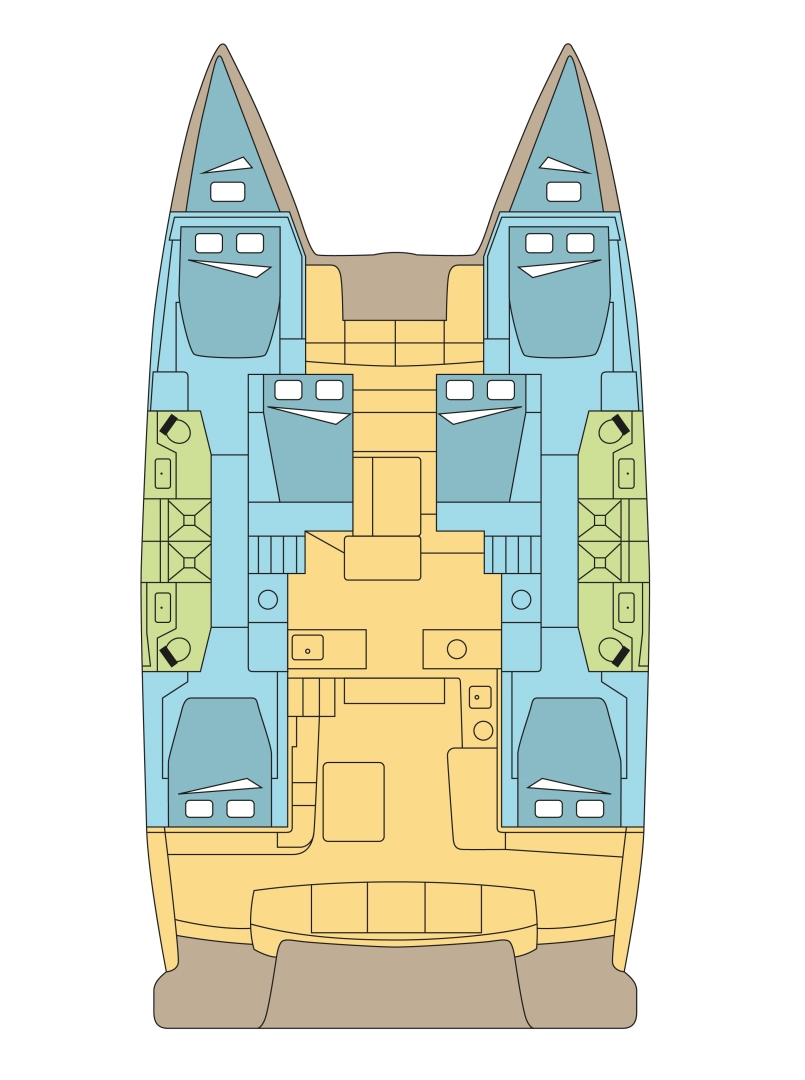 Hyra Katamaran  med eller utan skeppare Lagoon La Paz 