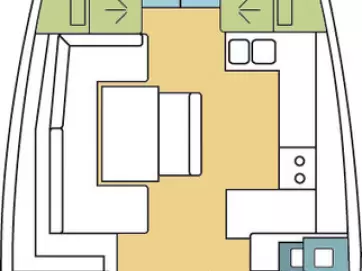 Yacht charter Zaton billig Oceanis 48