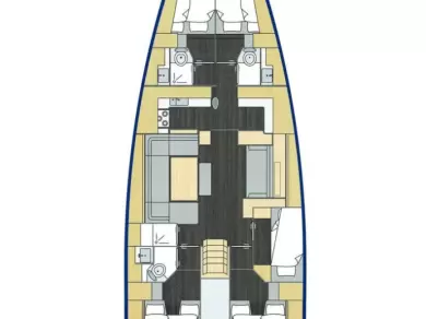 Bavaria Bavaria C57 Style - 5 + 1 cab. charter bareboat eller skeppad i Pula 