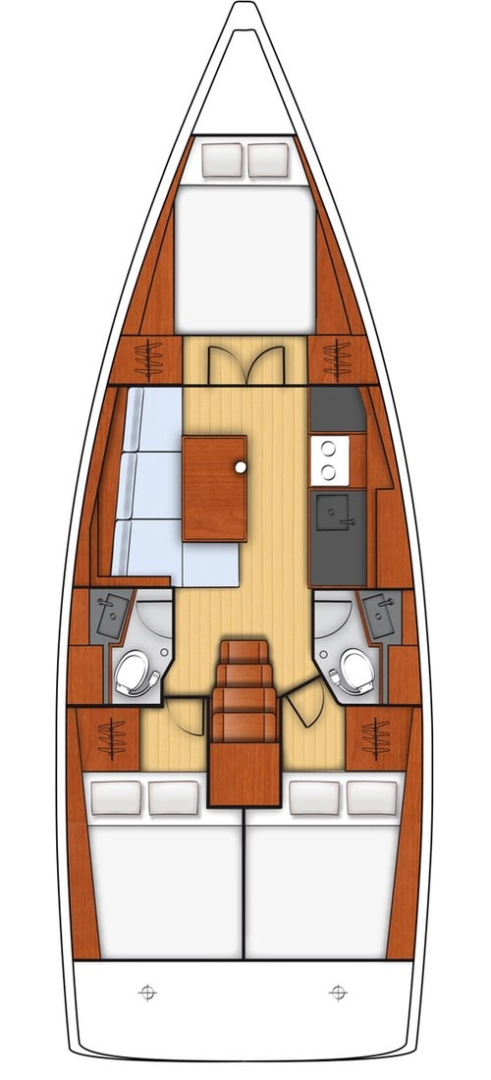 Bénéteau Oceanis 38.1 charter bareboat eller skeppad i Pula 