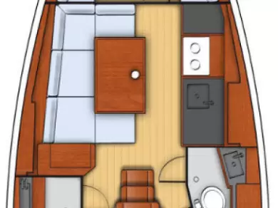 Yacht charter Lefkáda billig Oceanis 38