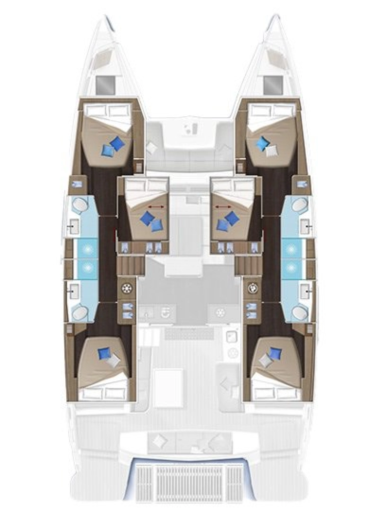 Lagoon Lagoon 51 charter bareboat eller skeppad i Alimos