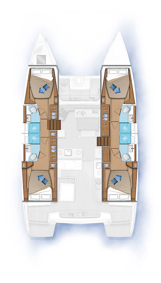 Yacht charter Sukošan billig Lagoon 46