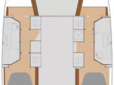 Fountaine Pajot Lucia 40 charter bareboat eller skeppad i Bormes-les-Mimosas