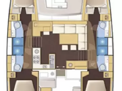 Yacht charter Marmaris billig Lagoon 450 F