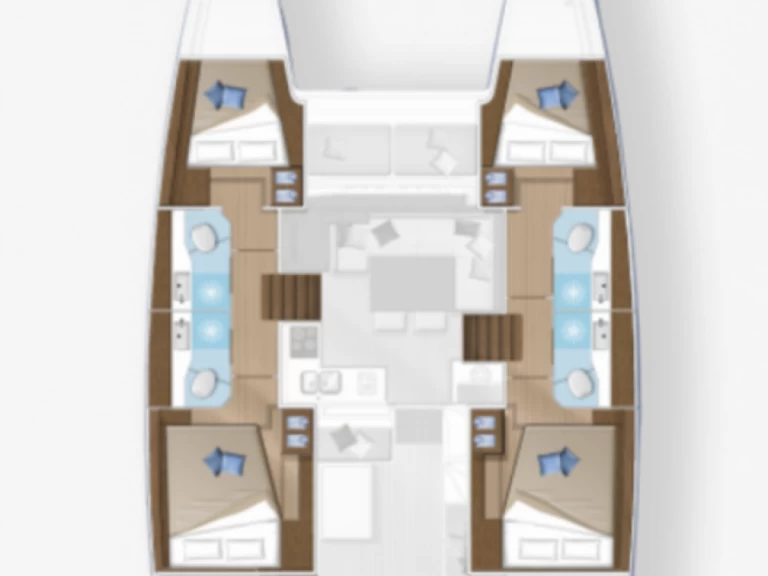 Uthyrning Katamaran  Lagoon med en båtlicens 