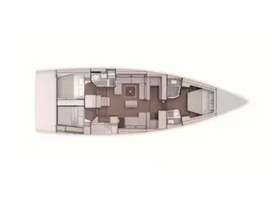 Dufour Dufour 530 charter bareboat eller skeppad i Road Town