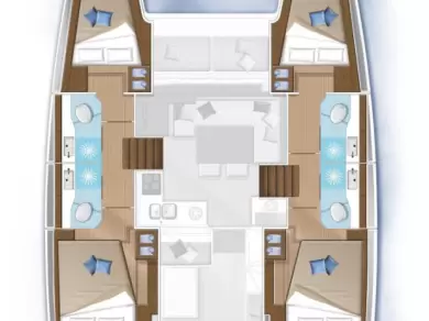 Lagoon Lagoon 40 charter bareboat eller skeppad i Paraty