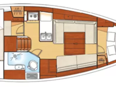 Yacht charter San Vincenzo billig Oceanis 34