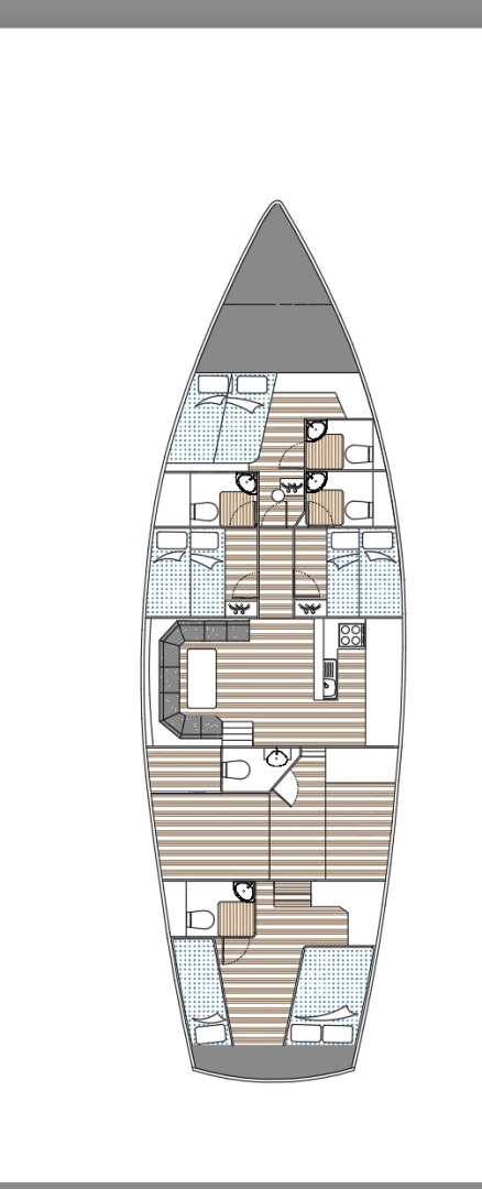 Uthyrning Segelbåt  Custom Made med en båtlicens 