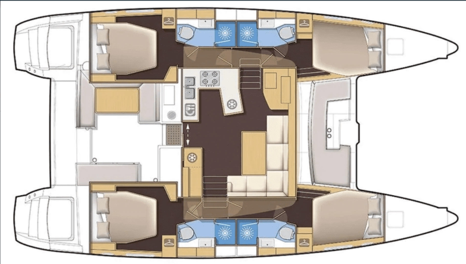 Uthyrning Katamaran  Lagoon med en båtlicens 