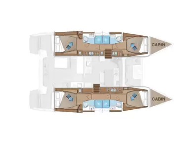 Lagoon Lagoon 46 charter bareboat eller skeppad i Parish of Saint George