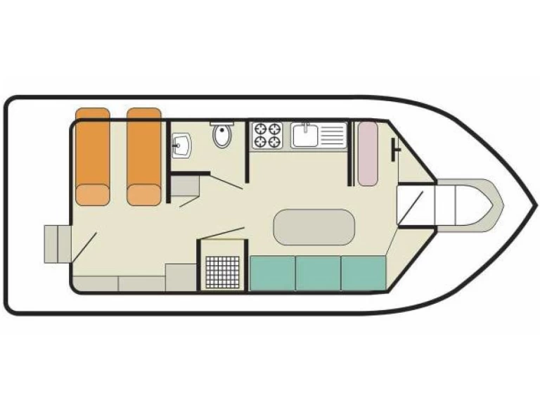 Hyr en Le Boat Cirrus A Jarnac 