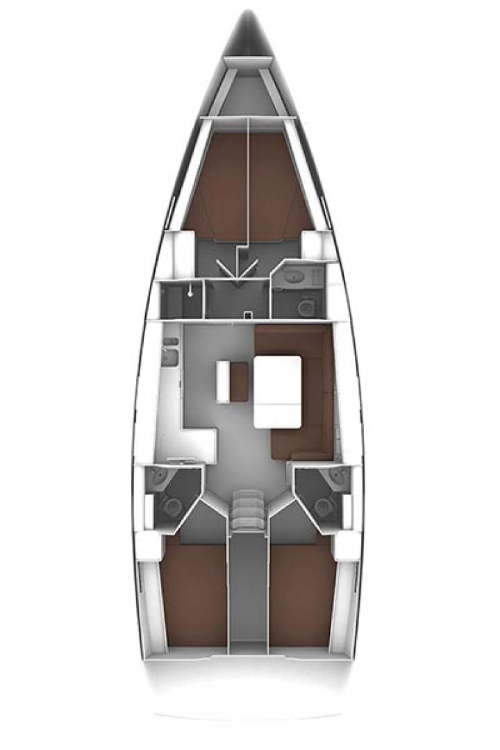 Bavaria Cruiser 46 charter bareboat eller skeppad i Šibenik 