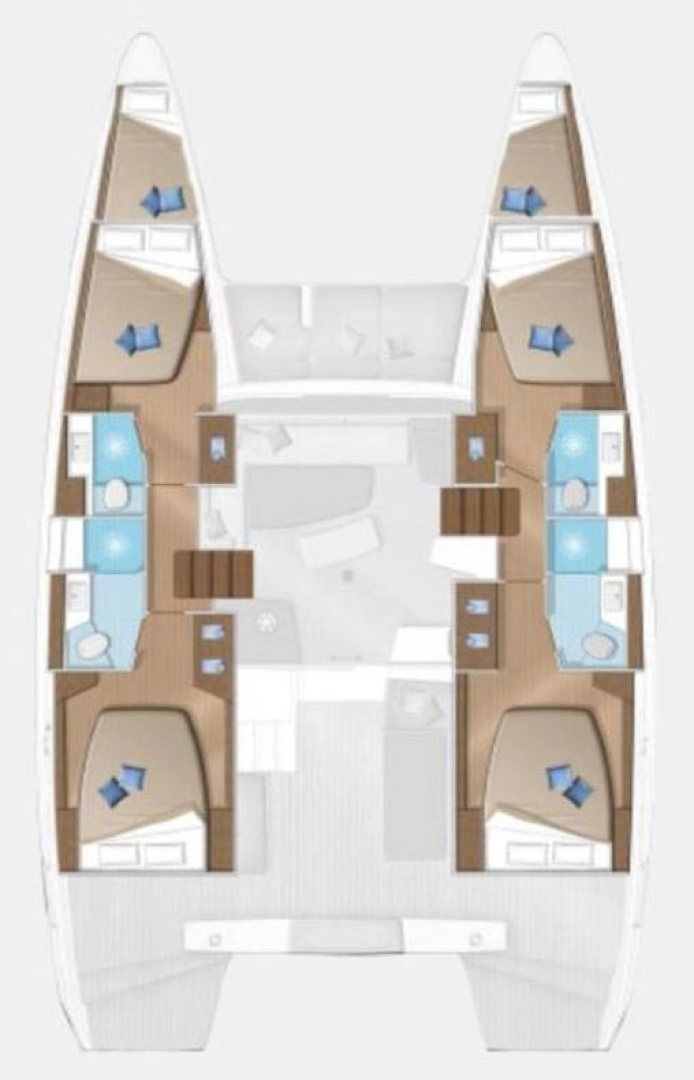 Uthyrning Katamaran  i Trogir  - Lagoon Lagoon 42