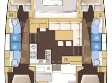 Yacht charter Murter-Kornati billig Lagoon 450 F