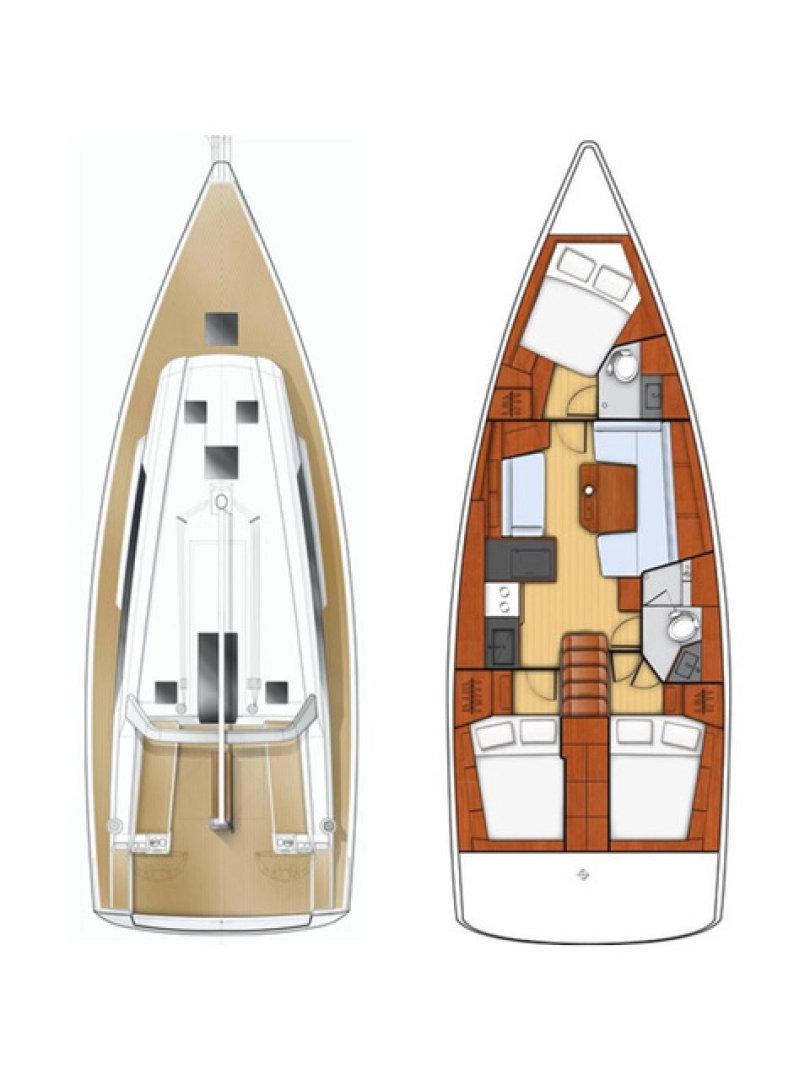 Uthyrning Kaštela - Bénéteau Oceanis 41.1 av Samboat 