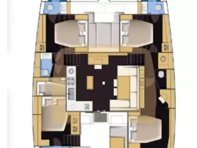 Lagoon Lagoon 52 F charter bareboat eller skeppad i Eden Island