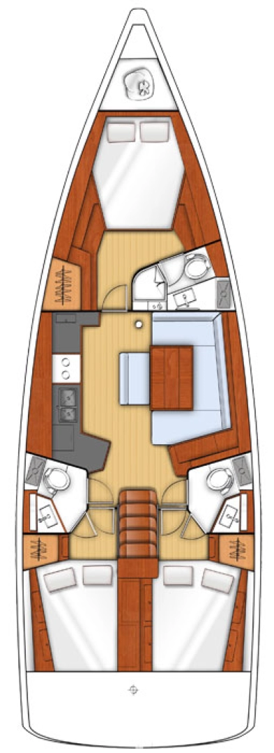 Hyr en Bénéteau Oceanis 45 Gocek 