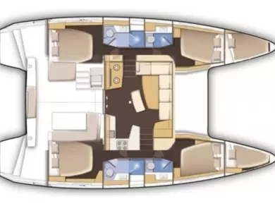 Hyra Katamaran  med eller utan skeppare Lagoon Biograd Na Moru 