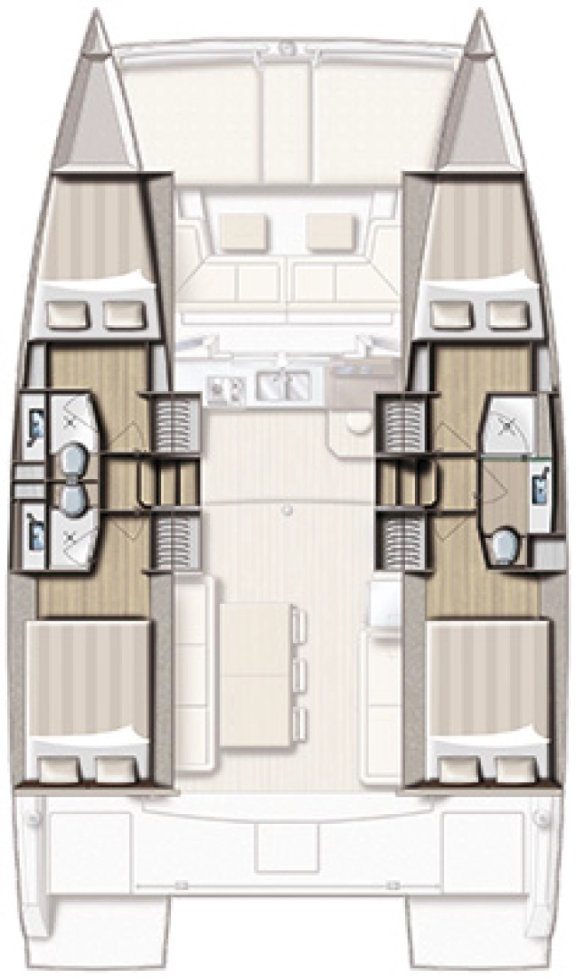 Bali Bali 4.0 charter bareboat eller skeppad i Zadar