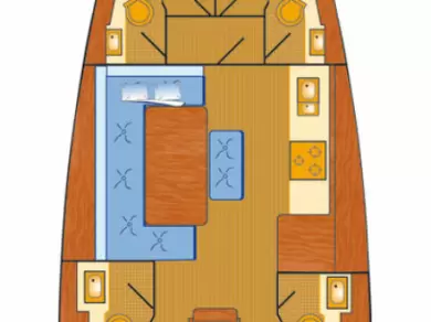 Dufour Dufour 460 Grand Large charter bareboat eller skeppad i Punat